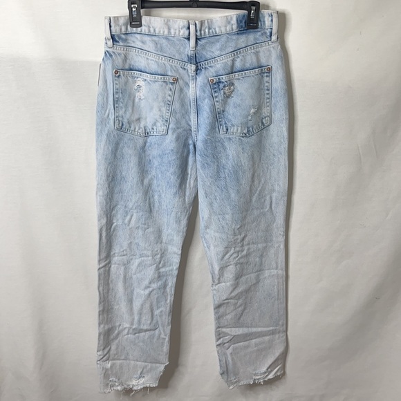 FREE PEOPLE Tapered Baggy Boyfriend in Purple Rock Sz 29 - Picture 5 of 10